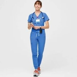 FIGS *Limited Edition* Capri Blue Scrub Set